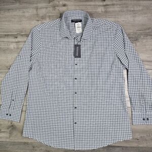 NWT Mizzen and Main XL Monaco performance lightweight stretch dress shirt button